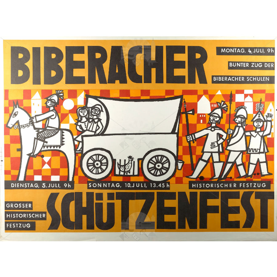 Schützenfestplakat 1966